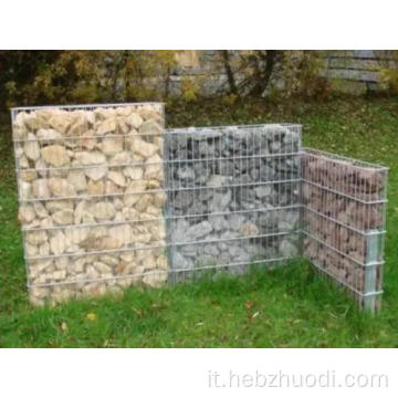 Messa di filo di ferro saldato Gabion Fence